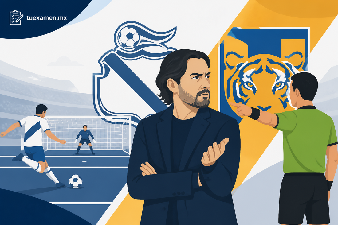 Liga MX | Club Puebla pierde ante Tigres de UANL por un penal; Gerardo Espinoza culpa al arbitraje