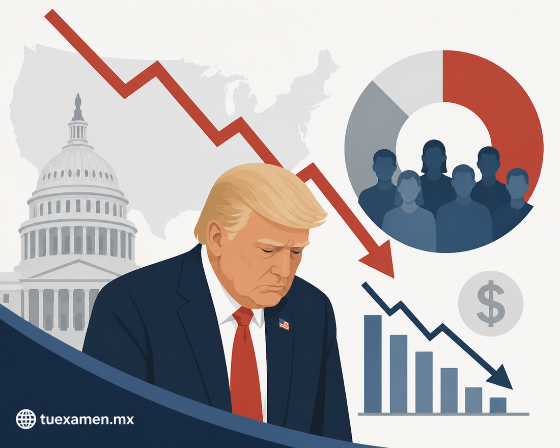 Se agravan los problemas de Trump en las próximas elecciones en medio de un panorama económico adverso: encuesta de CNN