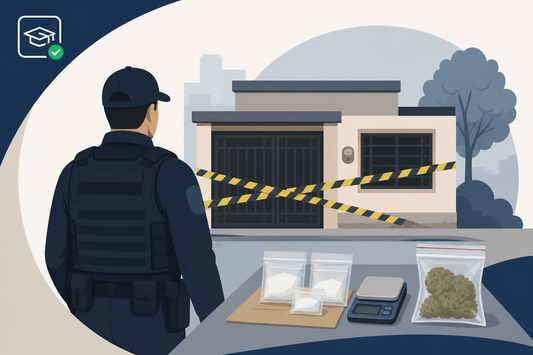 Asegura FGE inmueble y dosis de presunta droga en la colonia Benito Juárez