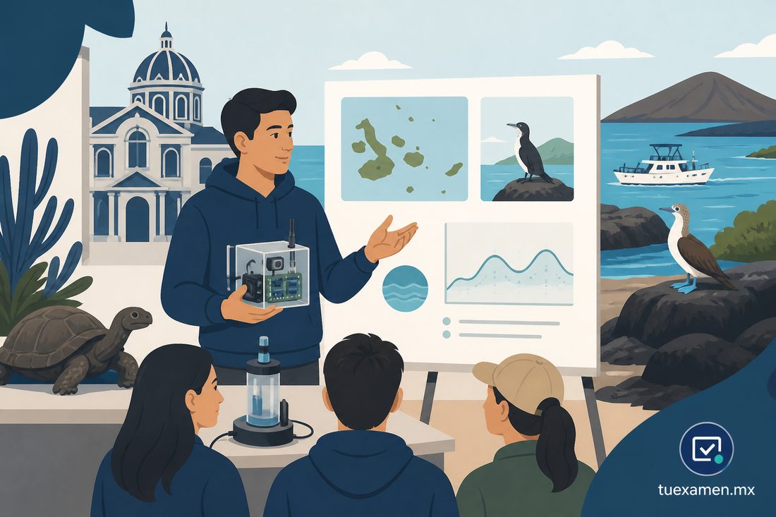 Estudiante de posgrado de la UASLP presenta en Galápagos prototipo para evaluar efectos ...