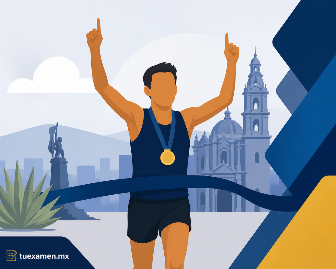 Ayrton Ledesma repite triunfo y es bicampeón del Medio Maratón UASLP - El Sol de San Luis