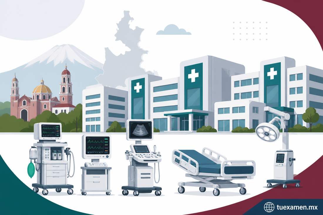 Puebla fortalece cinco hospitales con equipo médico por más de 7.4 mdp