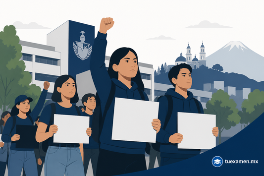 “Sin vida no hay aulas”: marchan estudiantes de la BUAP contra la inseguridad - Puebla La Jornada de Oriente