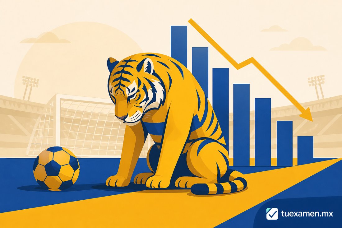 Tigres UANL firma su peor registro ofensivo en torneos cortos