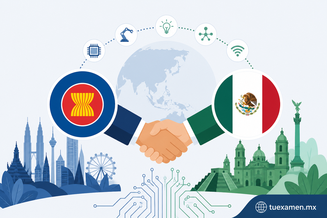 La ASEAN y México amplían su cooperación en tecnología e innovación.
