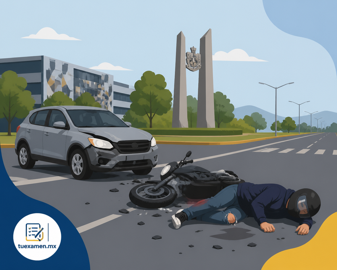 Joven motociclista queda grave tras choque en el crucero de la UdeG , sobre la Guadalajara–Ameca