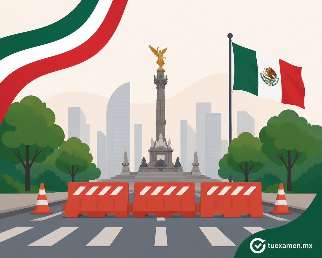 Qué Calles Estarán Cerradas 15 y 16 de Septiembre en CDMX por Festejos Patrios