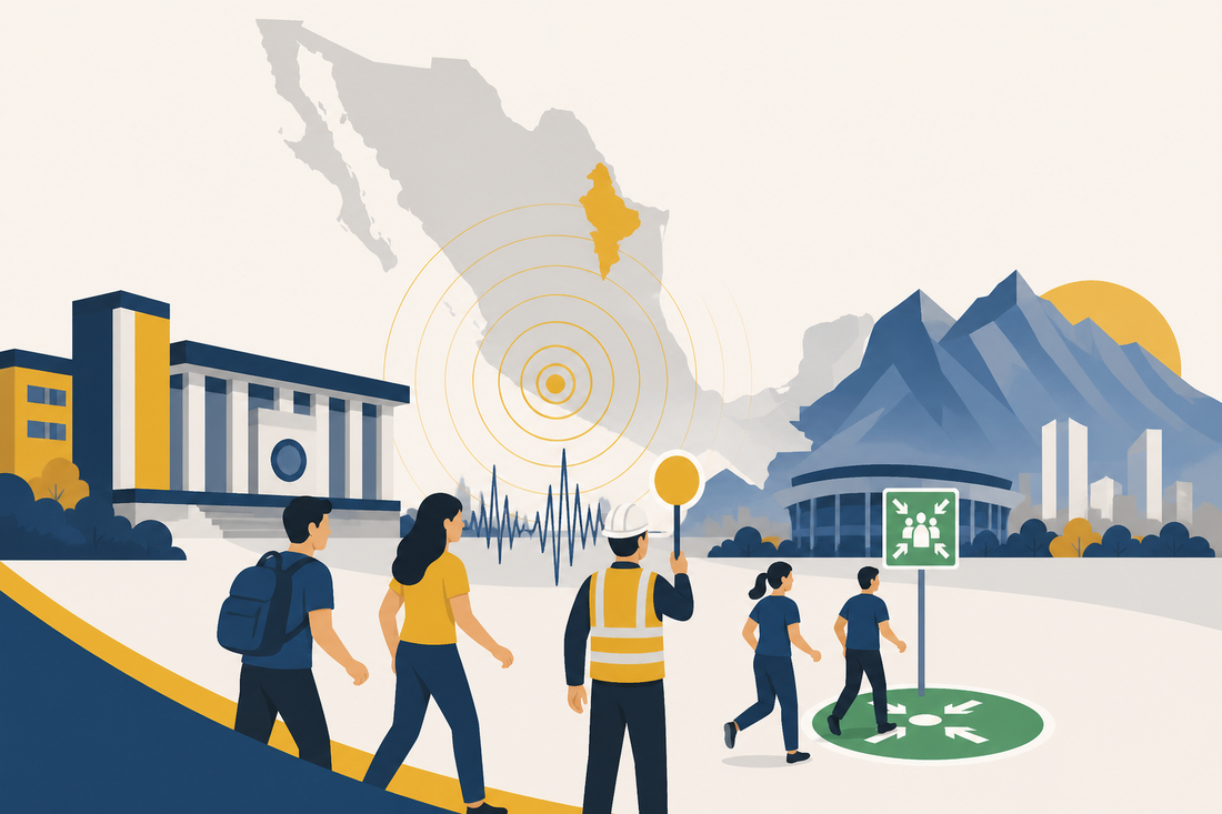 UANL presenta el escenario sísmico del Simulacro Nacional 2026 en Nuevo León
