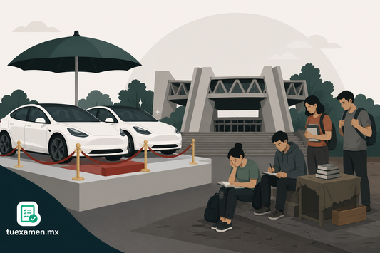 Paro en la UAM : autos Tesla para la rectoría, precarización para la comunidad