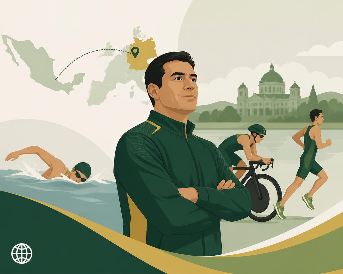 Benito Orozco, entrenador de la UAEMéx , va por su tercer Triatlón en Alemania