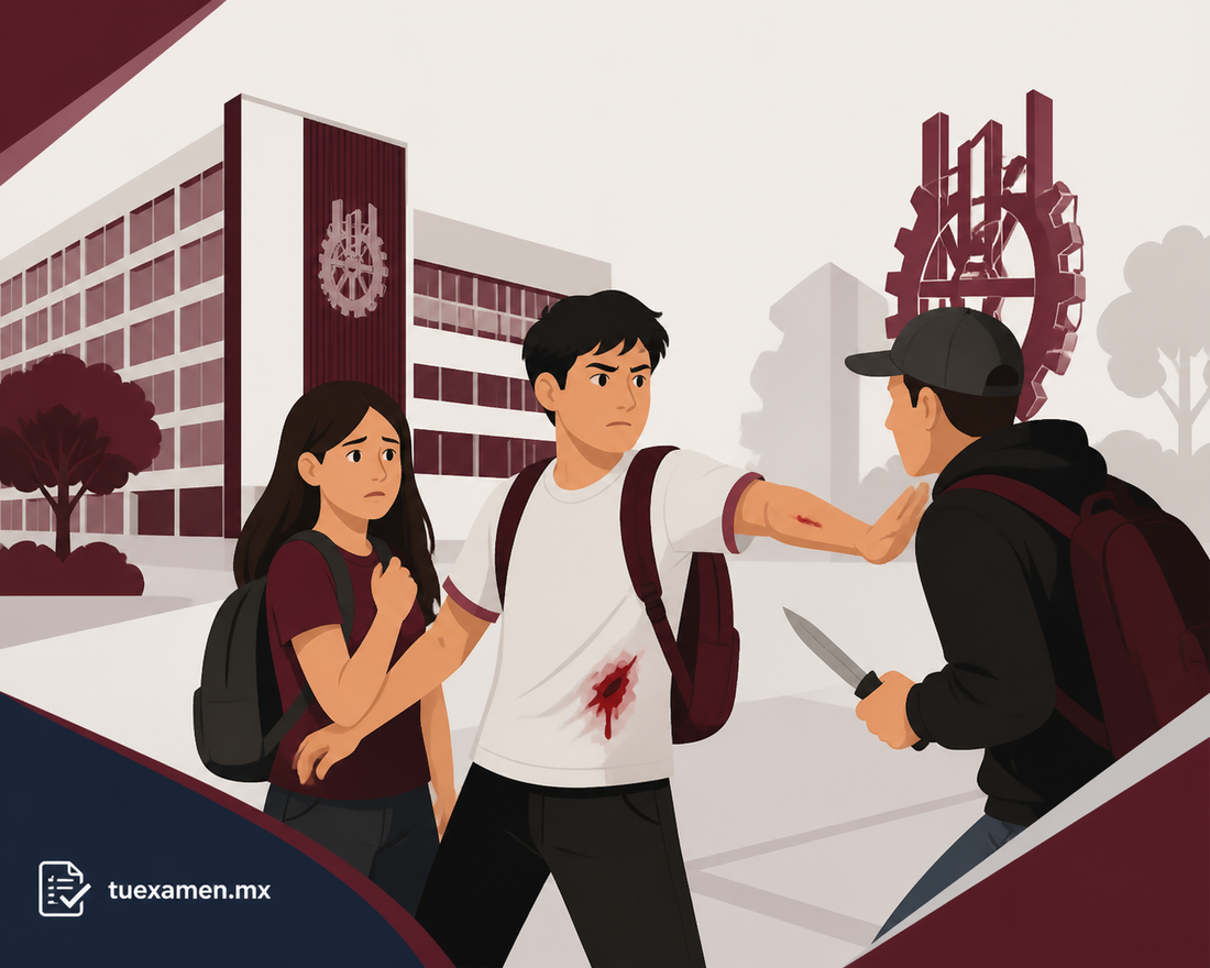 Por defender a una compañera, estudiante del IPN terminó apuñalado y teme que su ... - E-Tlaxcala