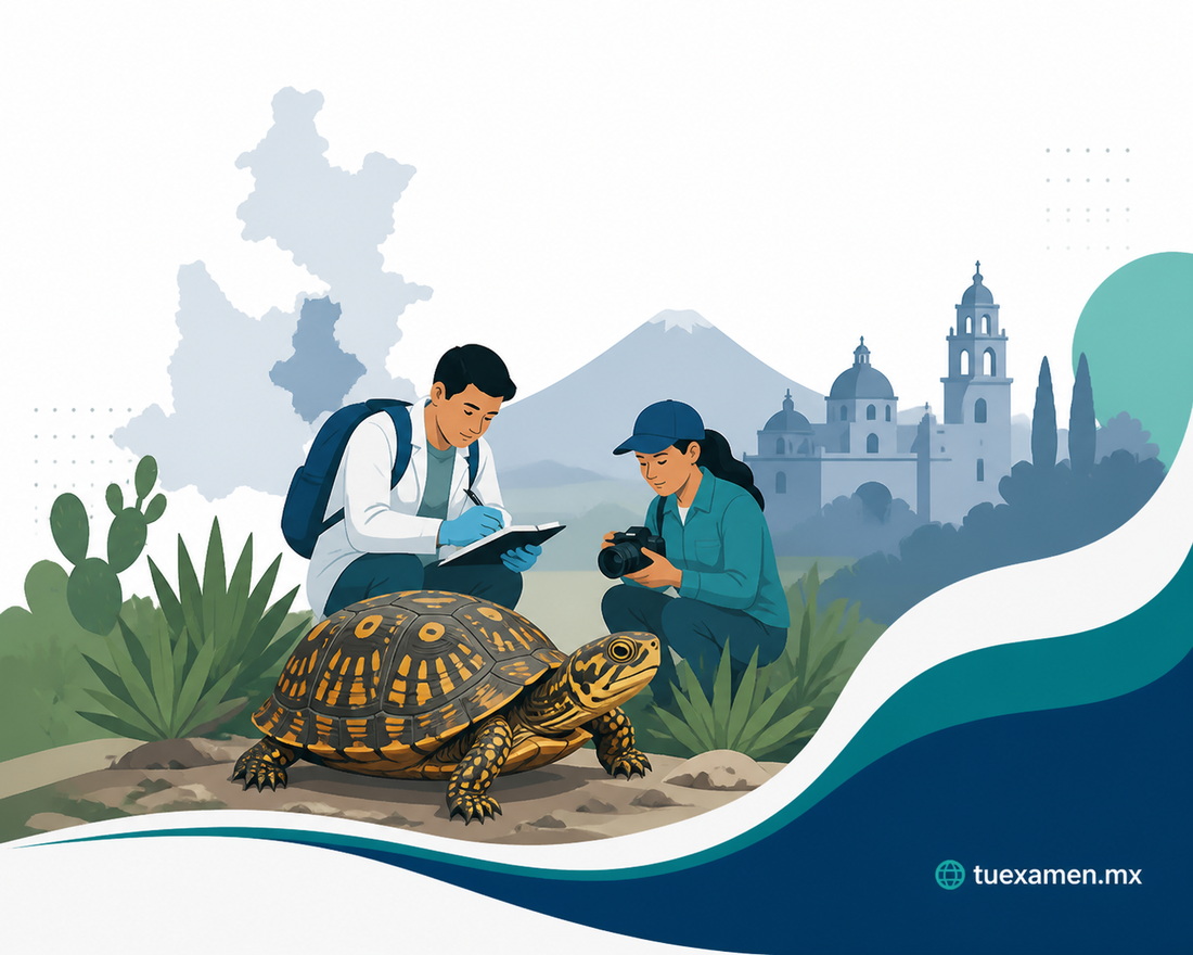 Investigadores BUAP documentan por primera vez tortugas Terrapene mexicana en Puebla