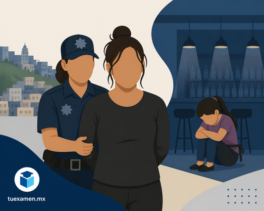 Detienen a Angélica Yannet “N” por obligar a una niña de 10 años a trabajar en bares de Naucalpan