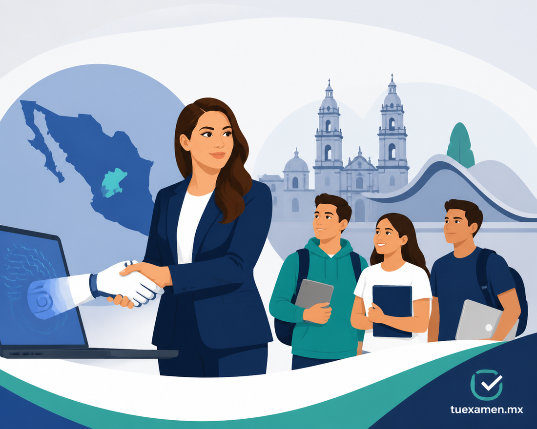 Tere Jiménez consolida alianza tecnológica para certificar a estudiantes en Aguascalientes