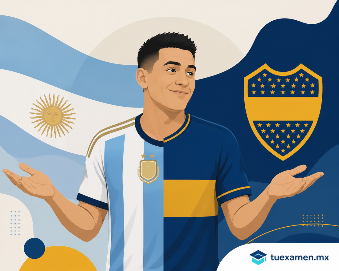 La divertida respuesta de Flores sobre su acumulación de partidos con Boca y Argentina