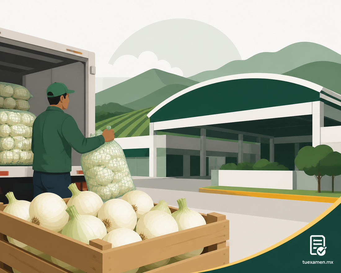La Unidad Agroalimentaria ( UAM ) recibió las primeras cebollas de Salto.
