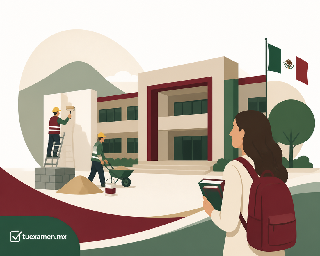 SEP refuerza infraestructura de Escuela Normal “El Mexe”