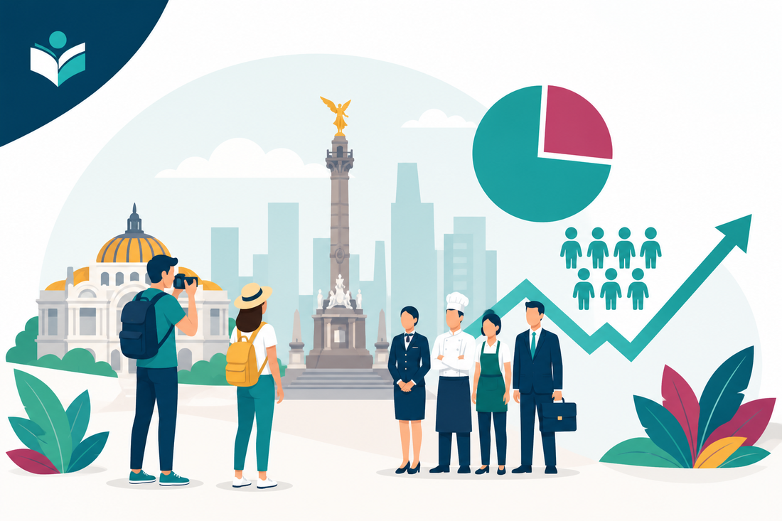 Turismo aporta 10.7% del PIB de CDMX y genera 800 mil empleos