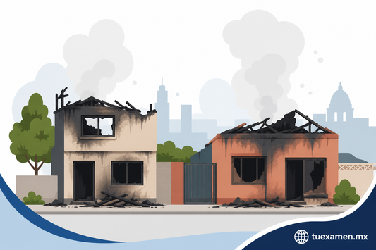 Dos viviendas con severos daños tras incendio en la colonia Plan Tierra y Libertad