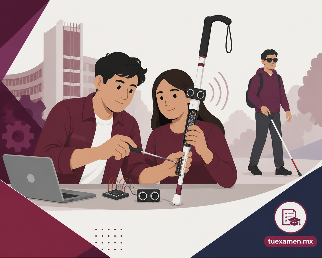 Estudiantes del IPN crean bastón inteligente para discapacidad visual y buscan ...