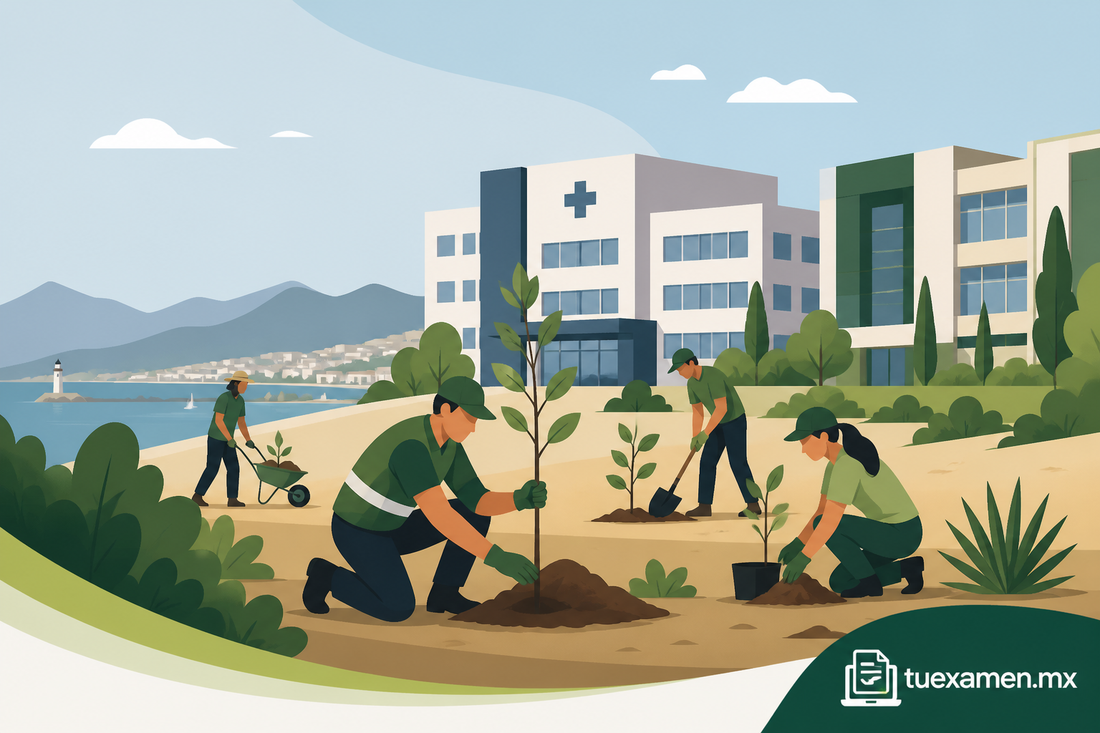 Gobierno de Ensenada reforesta zona del Hospital General y la UABC