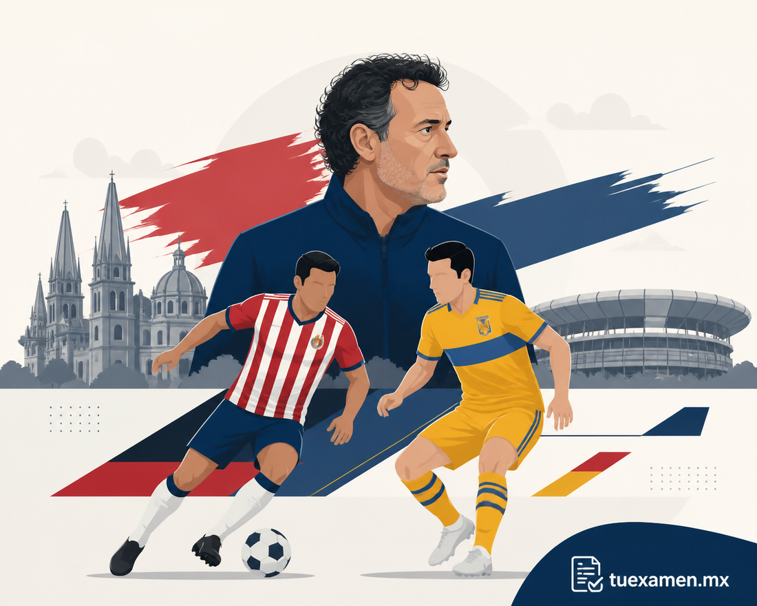 El Guadalajara del argentino Gabriel Milito empata con el Tigres UANL