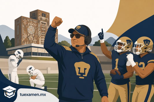 ONEFA: Pumas CU derrota a Águilas Blancas y César Belmonte, head coach, lo celebra