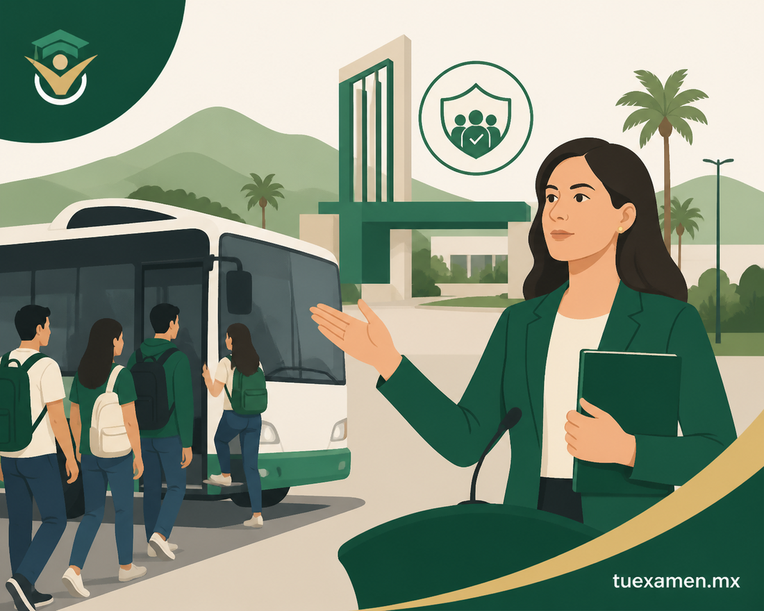 Solicita diputada Maythé Méndez transporte seguro para estudiantes de la UABC en Valle de las Palmas