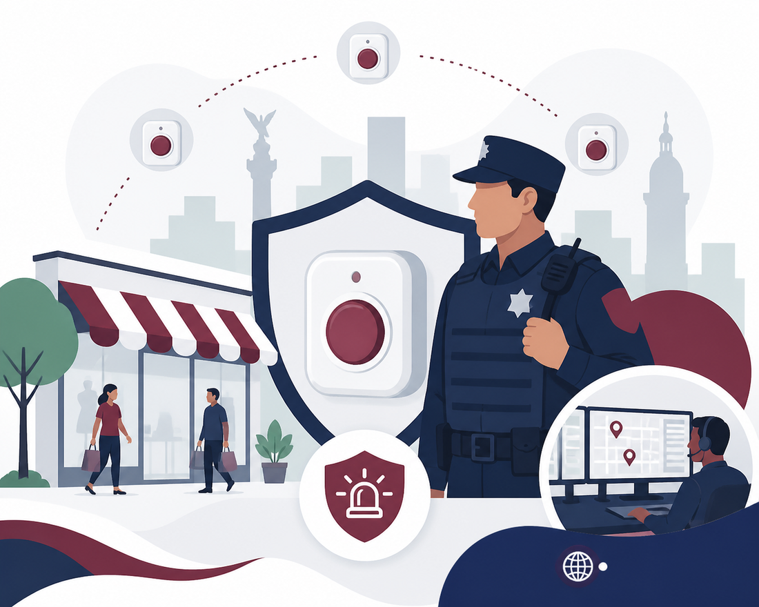 Fortalece la SSPCM seguridad comercial con más de 2 mil 500 botones de emergencia