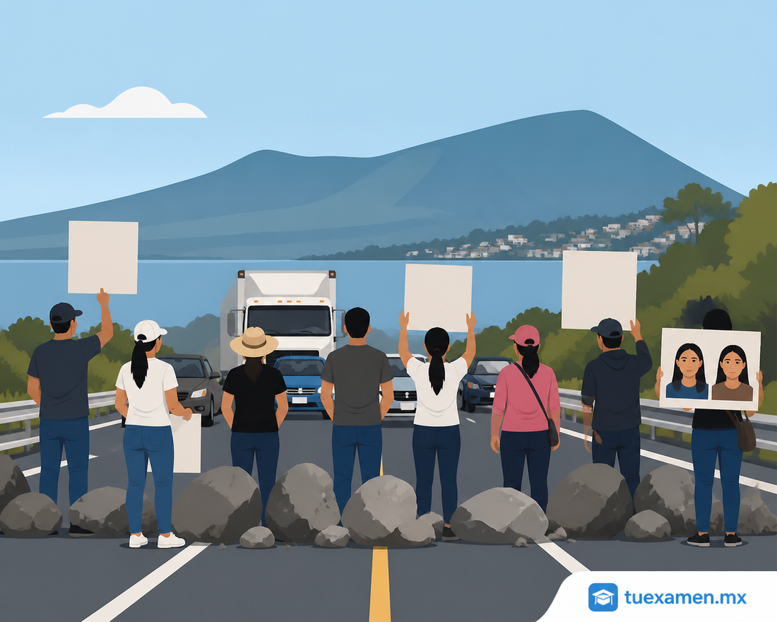 Amigos y familiares de dos adolescentes desaparecidas bloquean carretera a Chapala ...