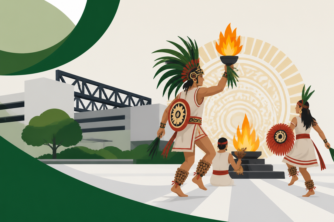UAM Iztapalapa celebra 52 años con danzas, fuego y el ritual del Xiuhmolpilli