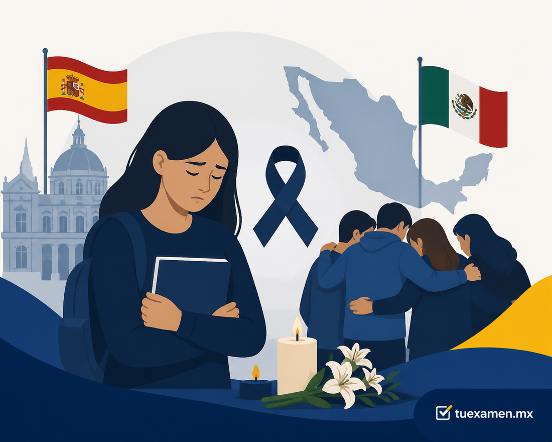 Duelo en España tras asesinato de estudiante en México ; comunidad universitaria se declara "rota"