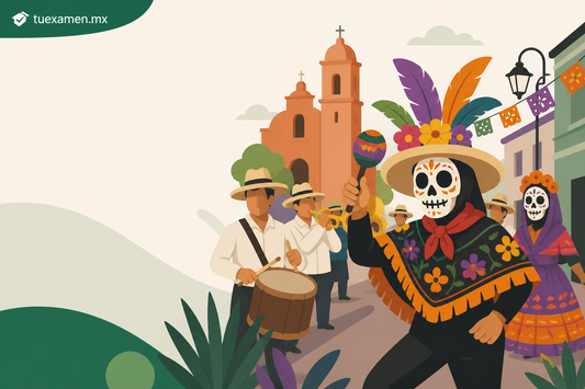 Comparsas de Xantolo llenan de música y tradición las calles de Villa de Pozos