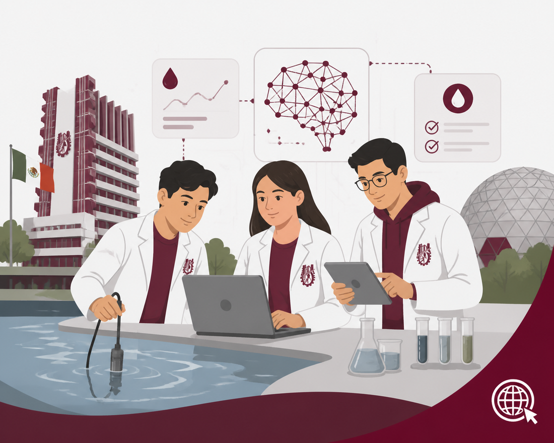 Estudiantes del IPN crean IA para evaluar la calidad del agua