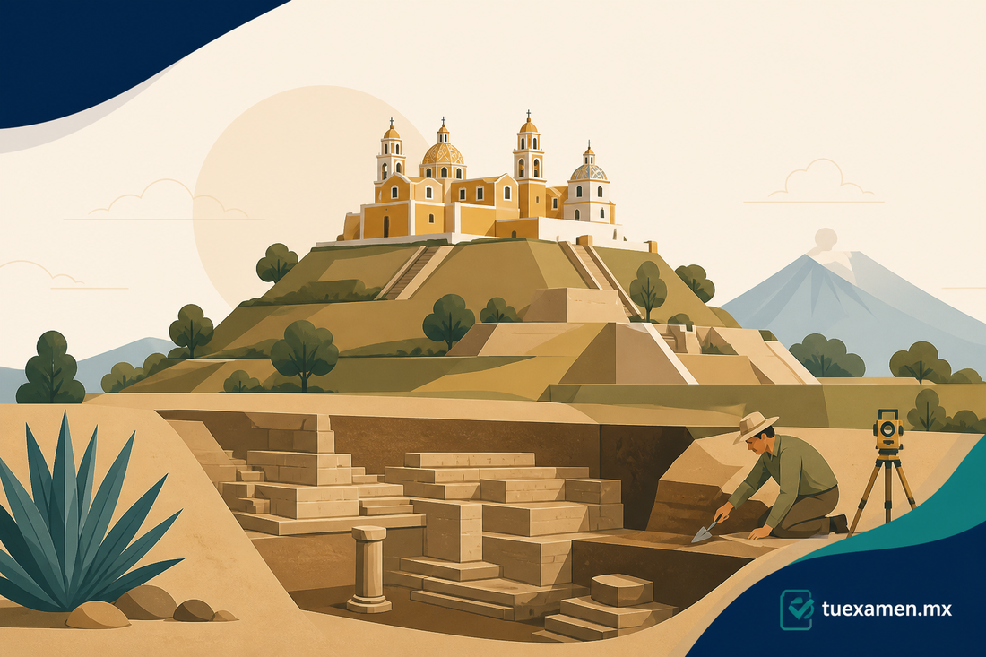 95 años de exploraciones arqueológicas en la Gran Pirámide de Cholula