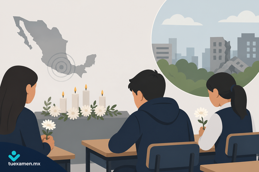 El luto en las aulas: a 9 años del 19S, estudiantes recuerdan a víctimas de terremotos