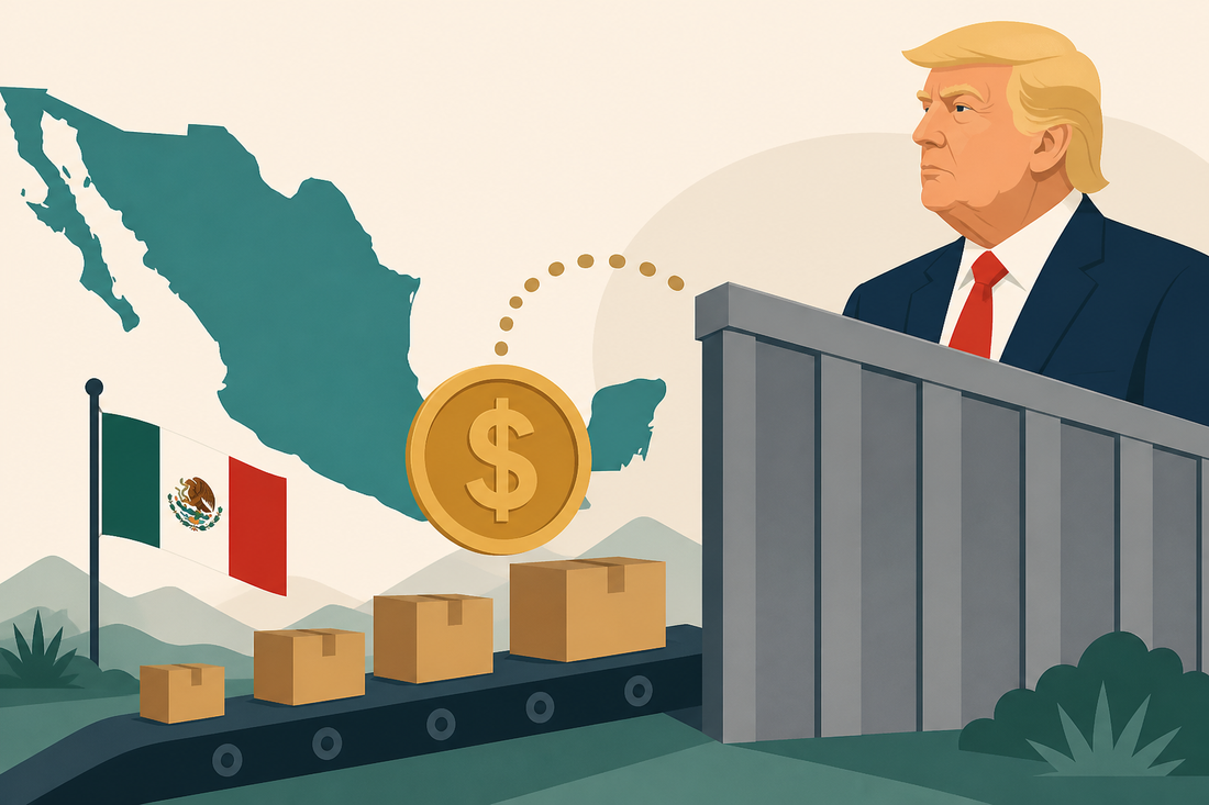 México pagó el muro, vía aranceles: Donald Trump