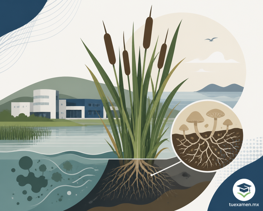 Estudia CICESE potencial biorremediador de Typha latifolia y sus hongos asociados