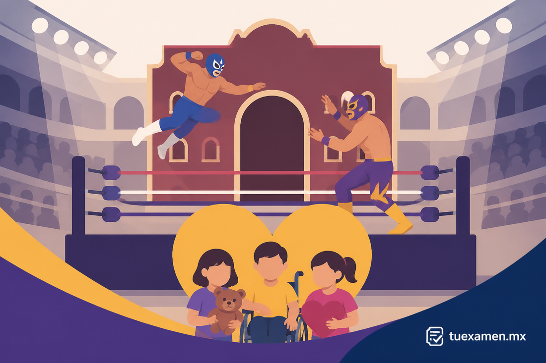 Luchan en Arena Coliseo a beneficio de las infancias del CRIT Occidente