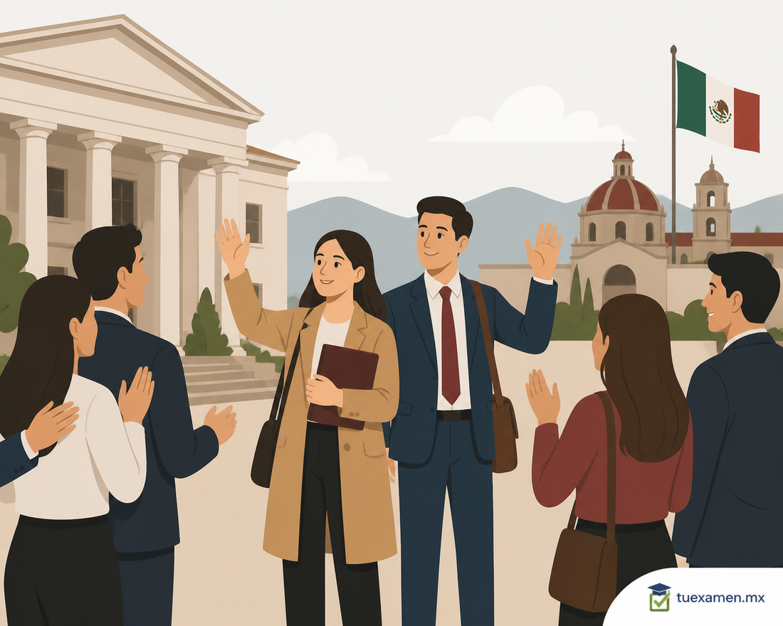 Estudiantes de Derecho Despiden a Joselyn y Juan Carlos en Otumba, Edomex