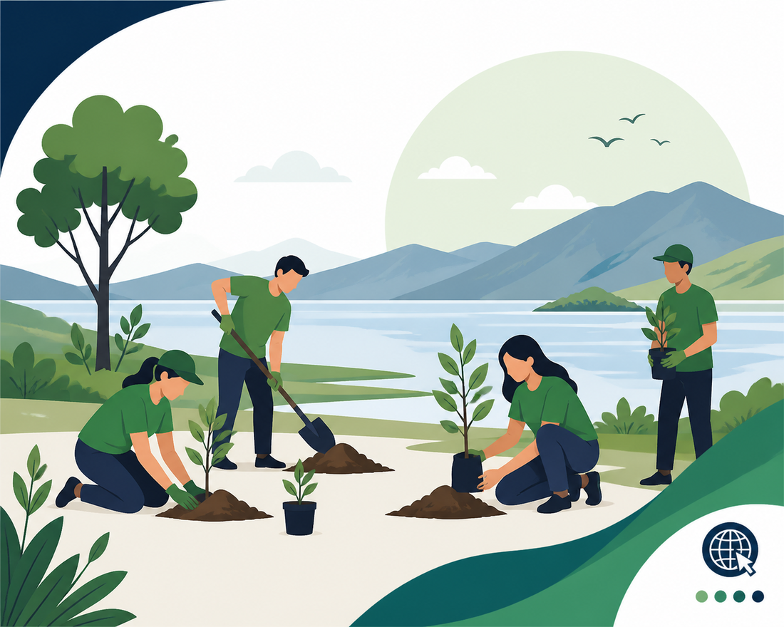 Participa CUCiénega en jornada Reforesta Chapala 2026
