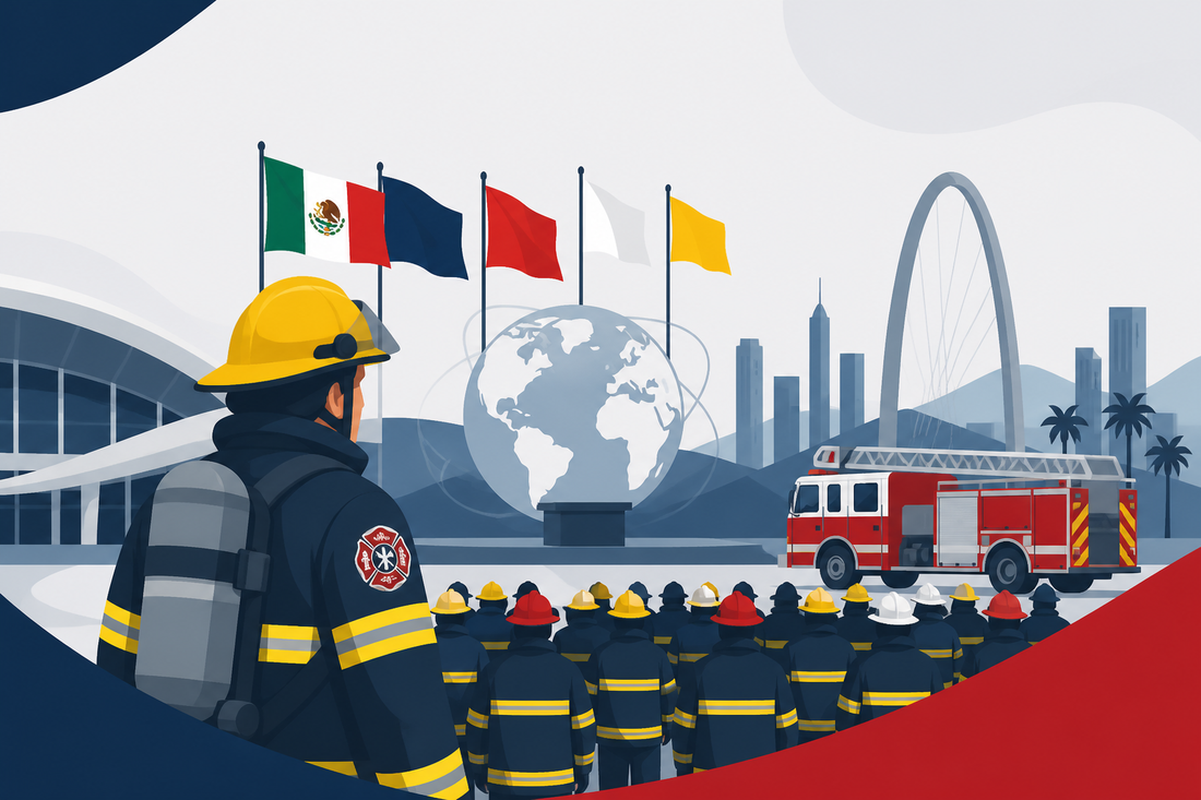 Congreso Internacional de Bomberos reúne a 750 elementos en Tijuana