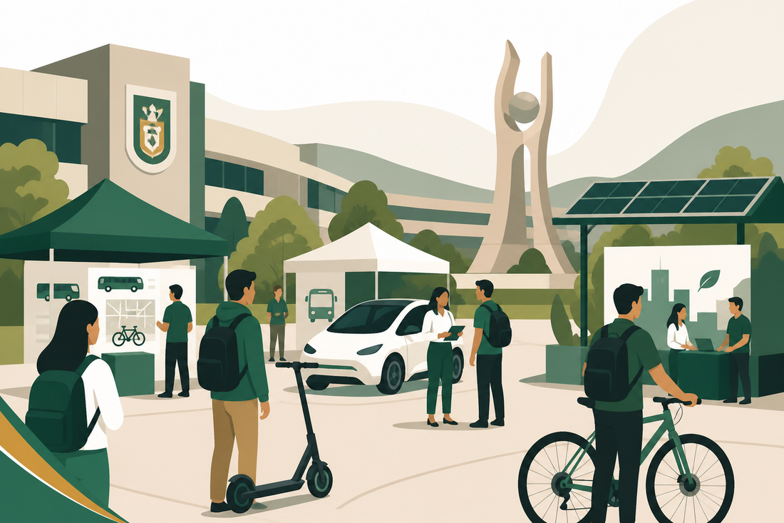 Feria de movilidad urbana en Universidad Autónoma de Baja California