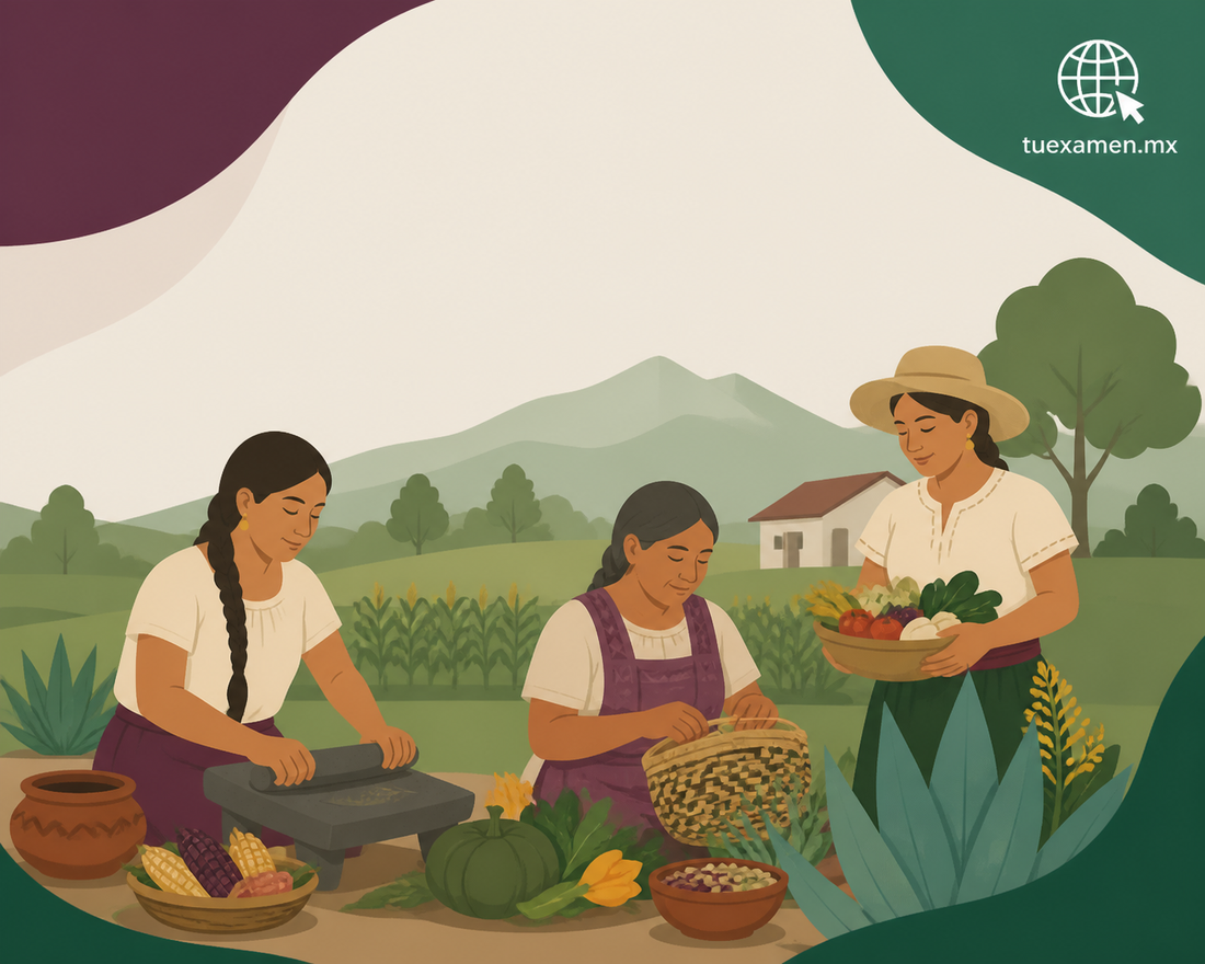 Mujeres rurales preservan saberes ancestrales y fortalecen la alimentación en el Edoméx