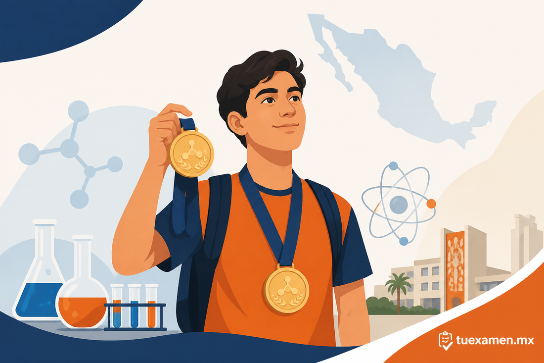 Alumno de la UAT gana medalla histórica en la Olimpiada Iberoamericana de Química