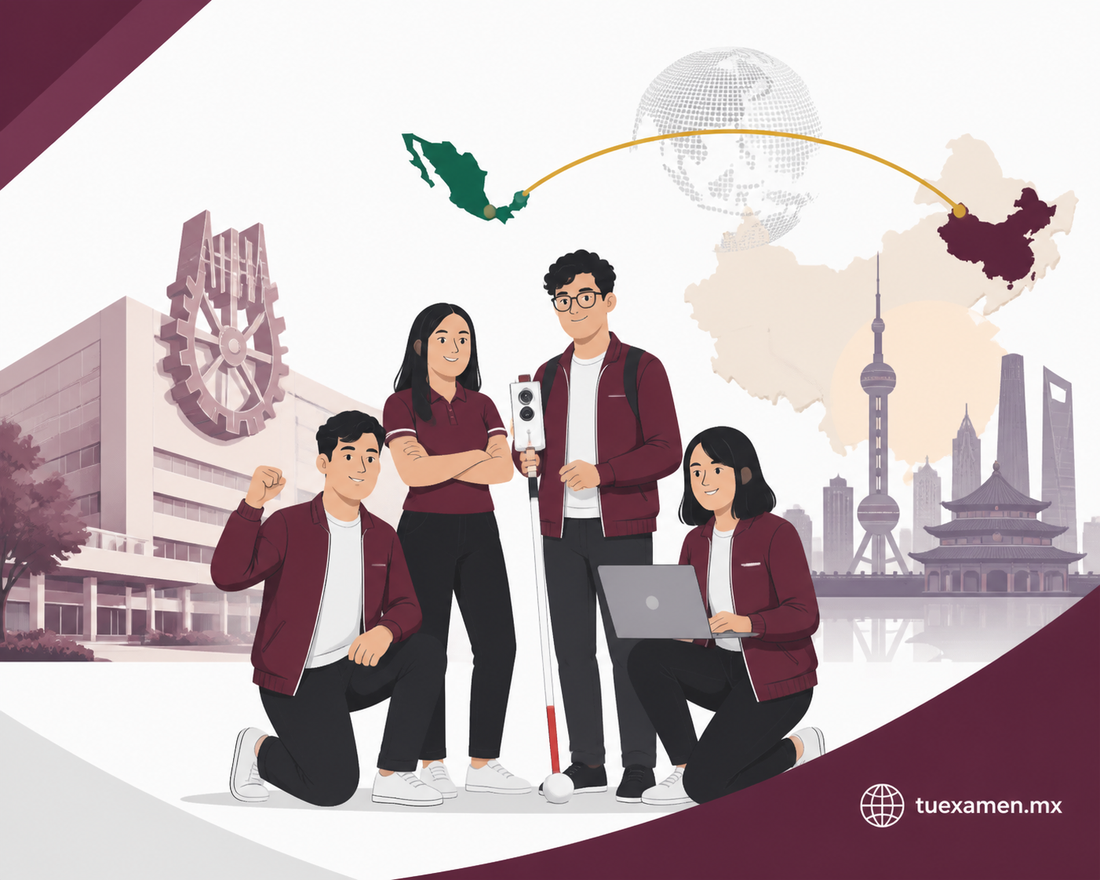 Estudiantes del IPN ganan primer lugar en China con prototipo de bastón inteligente para ...