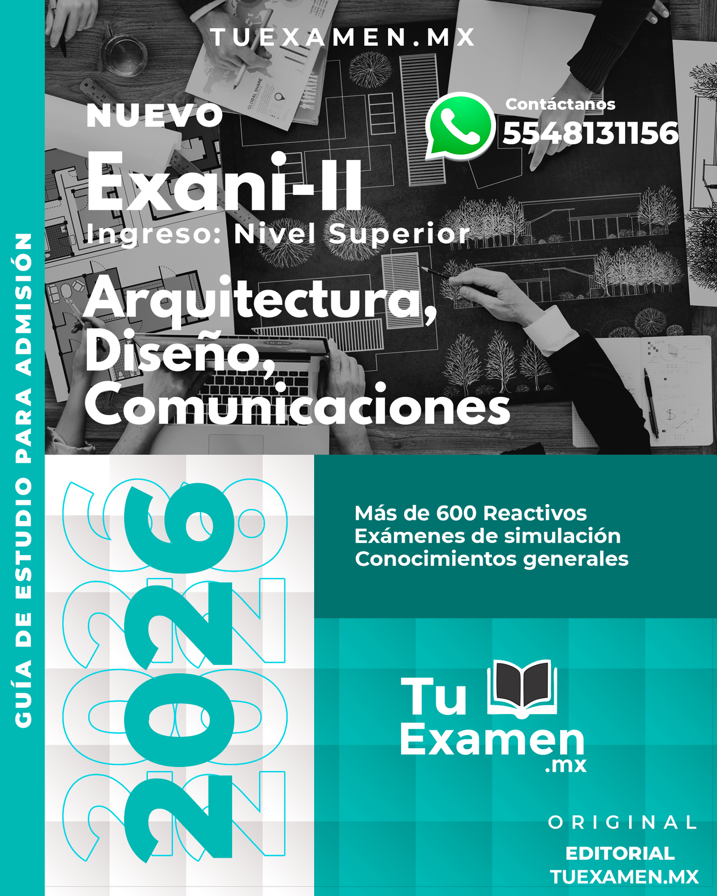 Guía Ceneval EXANI-II Módulo Arquitectura, Urbanismo y Diseño - 2026