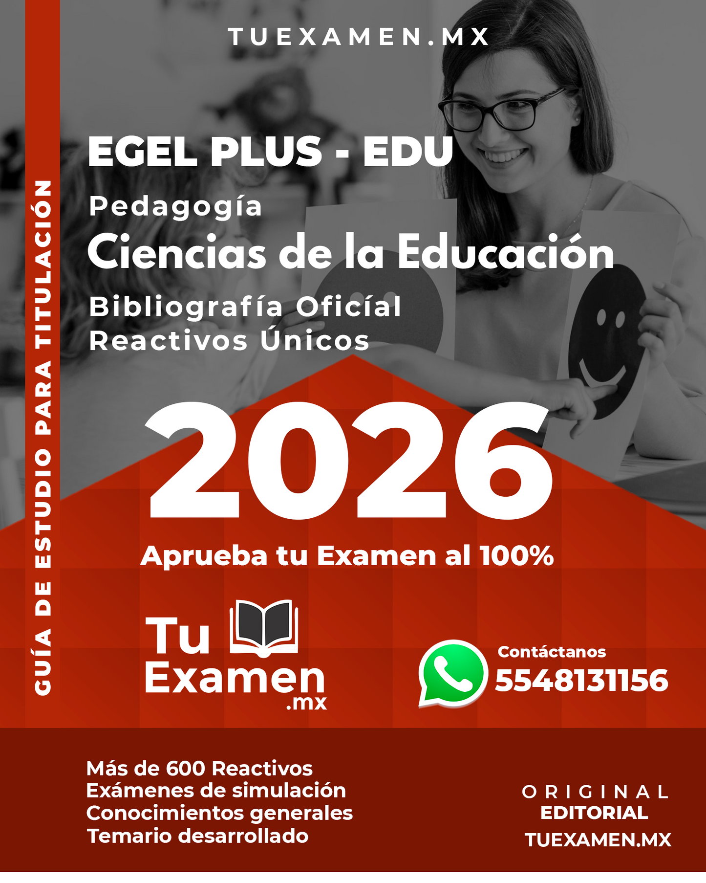 Guía Ceneval EGEL Plus Pedagogía y Educación - Titulación 2025