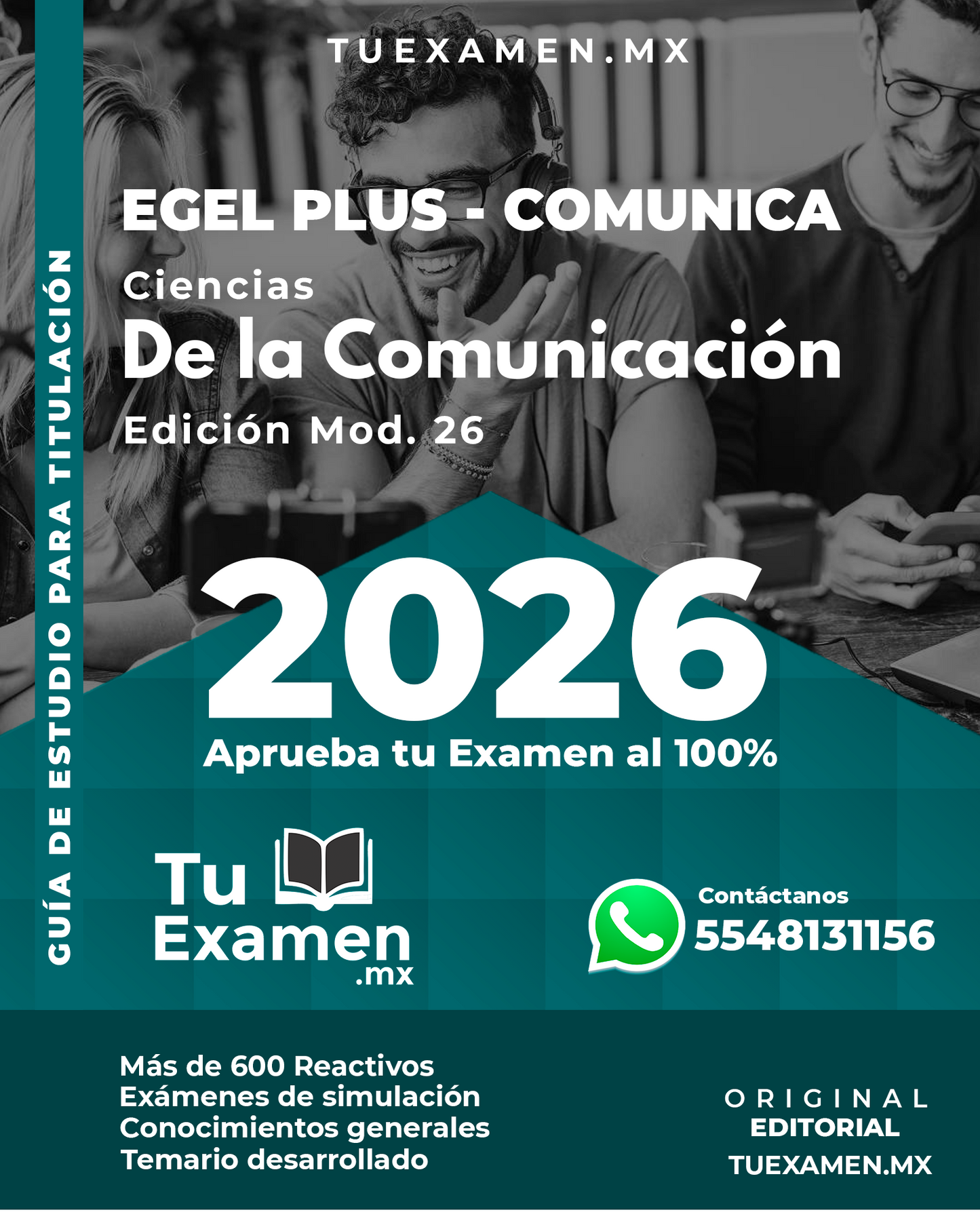 Guía Ceneval EGEL Ciencias de la Comunicación - Titulación 2026