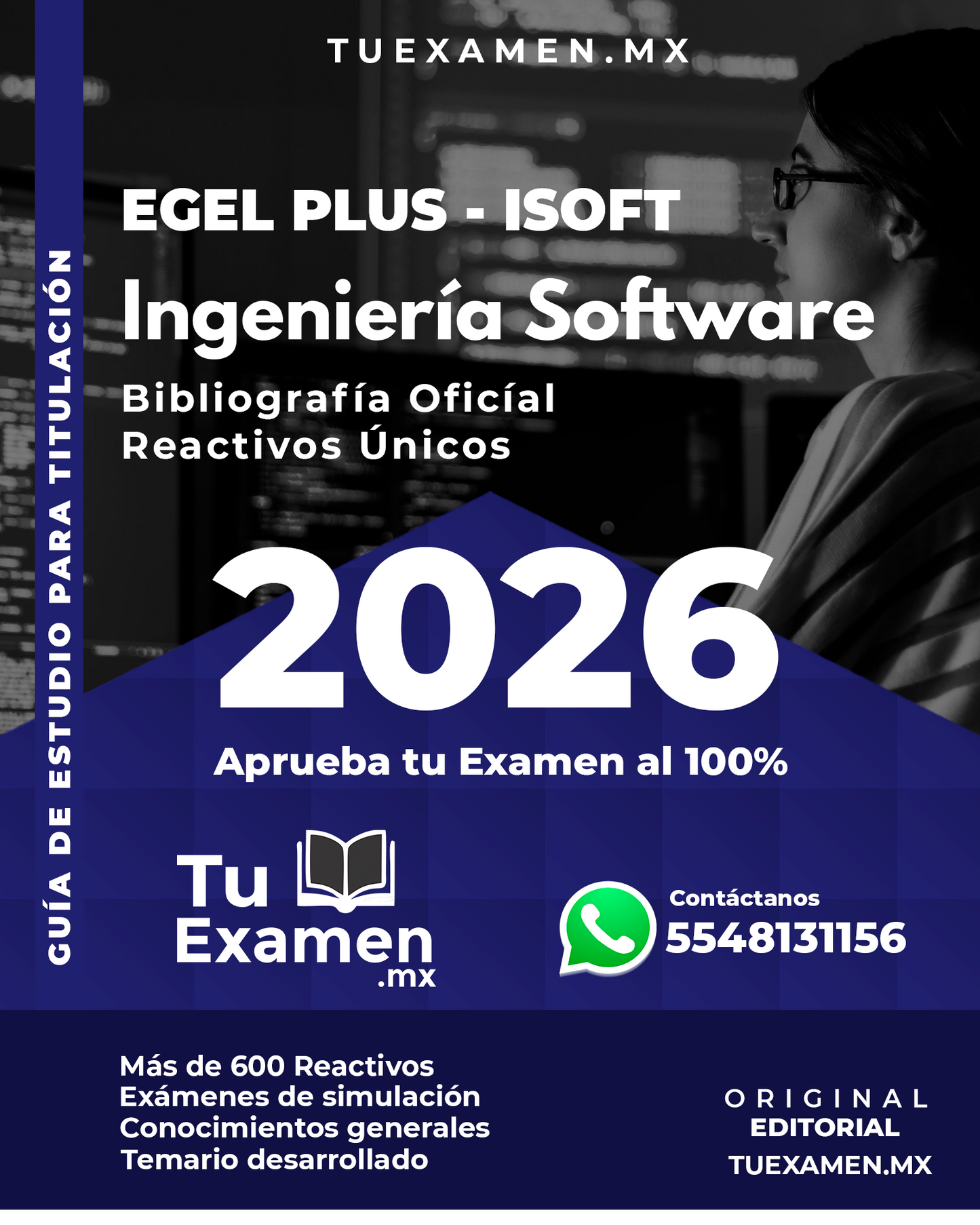 Guía Ceneval EGEL Plus Ingeniería de Software - Titulación 2026